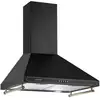 Image de Klarstein victoria hotte aspirante 60 cm - design rétro - 644,5 m³h - 2 lampes led - noir
