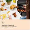 Image de Klarstein aero vital deluxe friteuse à air chaud 5,4 l - 1700 w - 8 programmes pré-installés - thermostat - minuterie 60mn - ecran lcd - inox - noir FRY3-AVDelBlk