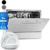 Image de Lave-vaisselle - Klarstein Havasia UV 6 - lumière UV - pose libre - 6 programmes - 1380 W - Gris