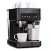 Image de Klarstein arabica comfort machine à expresso 1350 w 20 bars 1,8l panneau de contrôle tactile noir