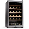 Image de Cave à Vin Klarstein 63L - Porte en Verre - Zone Unique - Vieillissement 24 Bouteilles - Argent