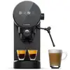 Image de Klarstein cafetière avec mousseur de lait, machine à café et machine à expresso 0.9l, 13 noir
