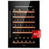 Image de Klarstein vinsider 52 built-in uno cave à vin encastrable 52 bouteilles 137l acier inox noir