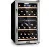 Image de Vinamour 45d Cave À Vin 2 Zones 118l/ 45 Bouteilles - Classe A - Inox