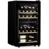 Image de Klarstein barossa 34 duo cave à vin de service 34 bouteilles 80 litres 2 zones contrôle tactile noir