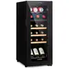 Image de Cave À Vin Bovella 18 Duo+ À Deux Zones 50 L 18 Bouteilles Porte Vitrée