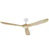 Image de Bahama Breeze Smart Ventilateur De Plafond Pales De Rotor En Bois Massif Télécommande + Contrôle Par Application