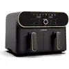 Image de Klarstein auraair color touch friteuse à air chaud 2 zones 11l 1700w airfryer 8 programmes noiror
