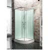 Image de Cabine de douche intégrale arrondie 90x90 cm cabine de douche complète quart de cercle Ibiza Schulte