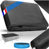 Image de Bâche De Piscine Rectangulaire En Polyester 500 X 800 Cm Noir