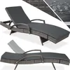 Image de Bain De Soleil Oceane 5 Positions Cadre En Aluminium Gris