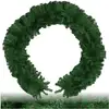 Image de Guirlande De Noël Artificielle 2,7m Polychlorure De Vinyle Vert