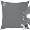 Image de Voile D'ombrage Rectangulaire Avec Une Protection Uv 50+ Gris