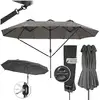 Image de Parasol 460 X 270 Cm Mécanisme Facile À Manipuler