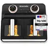 Image de Friteuse À Air Chaud 2 Compartiments De Cuisson 7 Programmes 2400w