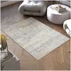 Image de Tapis - TECTAKE - Tapis design vintage DALIA avec motif délavé à poils courts en laine synthétique et feutre 120 x 170 cm - Beige