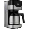 Image de Cafetière Filtre Digitale   Medion Md18458   900w   Carafe Isotherme 1,2l   8 Tasses   Inox/noir