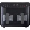 Image de Friteuse À Air Chaud   Medion Md11760   2 Paniers Indépendants   8,7l   2600w   200°c   9 Programmes   Noir