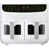 Image de Friteuse à Air Chaud - MEDION - P20 XXL Twin - 2600 W - 2 paniers - 9 programmes - Blanc