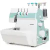 Image de Machine a coudre surjeteuse - medion - so 90 - 91w - type d'aiguille 11, 14, 16 - 1200 trmin - led - turquoise AAANP06487