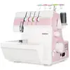 Image de Machine a coudre surjeteuse - medion - so 90 - 91w - type d'aiguille 11, 14, 16 - 1200 trmin - led - rose MED4061275230840