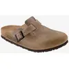 Image de Sabots Birkenstock Boston Soft Footbed largeur étroite marron - 41