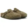 Image de Sabots - Birkenstock - Boston Suede - Thym - Homme