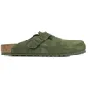 Image de Sandales Birkenstock Boston BS - Cuir - Boucle de serrage - Mixte - Vert