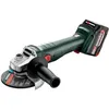 Image de Meuleuse dangle sans fil - METABO - W 18 L 9-125 - 18 V - MetaBOX 165 L