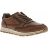 Image de Rieker® - Sneakers Rieker® Cognac Et à Lacets Et Zip Latéral - Cognac 41