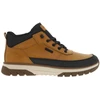 Image de Rieker® - Bottines Miel à Talon Plat Avec Des Lacets Ronds Et Un Zip Latéral - Miel 40
