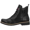 Image de Bottine à Lacets - Rieker - Gumalo - Noir - Talon Plat - Confort Exceptionnel