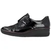 Image de Basket Basse Cuir Rieker Lagro - Noir