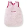 Image de Turbulette Peluche Rose pour poupon 30 cm