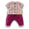 Image de Chemise A Carreaux Et Pantalon Petit Explorateur 30cm