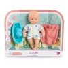 Image de Set Poupée Bain Corolle Mini 20 Cm + Cape Éponge + Bateau Flottant