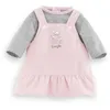 Image de Robe et T-Shirt Bords de Loire - COROLLE - Vêtements - Pour Poupon 36cm- Dès 2 ans
