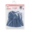 Image de Robe Week-end A Paris - 36 Cm - Imitation Denim - Col Claudine - Sérigraphie Petit Chien