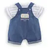 Image de Combishort Et T-shirt Petit Explorateur Pour Poupon 36 Cm
