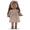 Image de Poupée - COROLLE - 9000200320 - 36 cm corps souple - Yeux dormeurs marron - Cheveux bruns & tenue florale