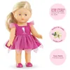 Image de Coffret Mini Corolline - Corolle - Rosy Fée - Poupée en vinyle - Robe de fée - Ailes de papillon