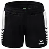 Image de Short femme - Erima - Worker Six Wings - noir/blanc - ceinture élastique - poches zippées - résistant