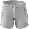 Image de Short femme - Erima - Essential Team - gris chiné clair - coton doux et stretch léger
