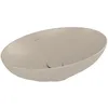 Image de Vasque ovale à poser VILLEROY ET BOCH Loop and Friends non meulé 62 x 42 Almond CeramicPlus sans trop plein
