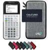 Image de Calculatrice TI-83 Premium CE Edition Python avec Housse de Protection WYNGS incluse Gris Clair - Calculatrice Graphique