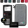Image de Calculatrice TI-82 Advanced Edition Python avec Housse de Protection WYNGS incluse Gris Clair - Calculatrice Graphique