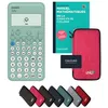 Image de Calculatrice Casio fx-92 Collège avec housse de protection Rose et manuel (88 pages DIN A5)   Calculatrice scientifique