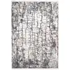 Image de Tapis Vintage À Franges "akropolis I" Gris & Bleu 120 X 180 Cm