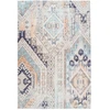 Image de Tapis Ethnique À Poils Courts "indiana Ii" Bleu 240 X 330 Cm