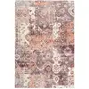 Image de Tapis Vintage À Poils Courts "indiana Iv" Terracotta 160 X 230 Cm